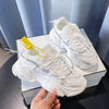 Women Fashion Sneakers Casual Leather Sports Shoes Sneakers Comfortable Walking Footwear Fashion New Lightweight Casual Thick Sneakers by Stevvex
