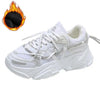 Women Fashion Sneakers Casual Leather Sports Shoes Sneakers Comfortable Walking Footwear Fashion New Lightweight Casual Thick Sneakers by Stevvex