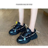 Women Fashion Sneakers Casual Leather Sports Shoes Sneakers Comfortable Walking Footwear Fashion New Lightweight Casual Thick Sneakers by Stevvex