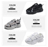 Women Fashion Sneakers Casual Leather Sports Shoes Sneakers Comfortable Walking Footwear Fashion New Lightweight Casual Thick Sneakers by Stevvex
