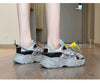 Women Fashion Sneakers Casual Leather Sports Shoes Sneakers Comfortable Walking Footwear Fashion New Lightweight Casual Thick Sneakers by Stevvex