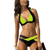 Women High Waist Bikini Swimsuit Swimwear Women's 2 Piece Swimsuits Scoop Neck High Waist Bikini Set Female Elegant Bikini Comfortable Swimming Set Large Size Bathing Suit by Stevvex