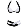 Women High Waist Bikini Swimsuit Swimwear Women's 2 Piece Swimsuits Scoop Neck High Waist Bikini Set Female Elegant Bikini Comfortable Swimming Set Large Size Bathing Suit by Stevvex