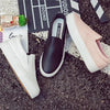 Women Leather Espadrilles Spring Trend Casual Flats Sneakers New Fashion Comfort Slip-on Platform Vulcanized Shoes Women Casual Fashionable Sports Espadrilles by Stevvex