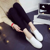 Women Leather Espadrilles Spring Trend Casual Flats Sneakers New Fashion Comfort Slip-on Platform Vulcanized Shoes Women Casual Fashionable Sports Espadrilles by Stevvex