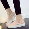 Women Leather Espadrilles Spring Trend Casual Flats Sneakers New Fashion Comfort Slip-on Platform Vulcanized Shoes Women Casual Fashionable Sports Espadrilles by Stevvex
