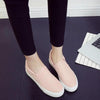 Women Leather Espadrilles Spring Trend Casual Flats Sneakers New Fashion Comfort Slip-on Platform Vulcanized Shoes Women Casual Fashionable Sports Espadrilles by Stevvex