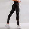 Women Mesh Leggings High Waist Seamless Fitness Leggings Fashion Female Gym Workout Leggings Seamless Gym Running Stylish Tight Athletic Leggings Soft Active Legging For Women by Stevvex