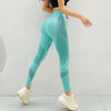 Women Mesh Leggings High Waist Seamless Fitness Leggings Fashion Female Gym Workout Leggings Seamless Gym Running Stylish Tight Athletic Leggings Soft Active Legging For Women by Stevvex