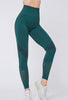 Women Mesh Leggings High Waist Seamless Fitness Leggings Fashion Female Gym Workout Leggings Seamless Gym Running Stylish Tight Athletic Leggings Soft Active Legging For Women by Stevvex