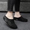 Women Mesh Lightweight Shoes Modern Clogs Female Air Cushion Sandals Thick Bottom Sneakers Air Cushion Slip-On Walking Shoes Breathable Casual Outdoor Walk Sneakers With Arch Support by Stevvex