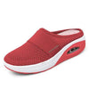 Women Mesh Lightweight Shoes Modern Clogs Female Air Cushion Sandals Thick Bottom Sneakers Air Cushion Slip-On Walking Shoes Breathable Casual Outdoor Walk Sneakers With Arch Support by Stevvex