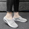 Women Mesh Lightweight Shoes Modern Clogs Female Air Cushion Sandals Thick Bottom Sneakers Air Cushion Slip-On Walking Shoes Breathable Casual Outdoor Walk Sneakers With Arch Support by Stevvex