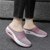 Women Mesh Lightweight Shoes Modern Clogs Female Air Cushion Sandals Thick Bottom Sneakers Air Cushion Slip-On Walking Shoes Breathable Casual Outdoor Walk Sneakers With Arch Support by Stevvex