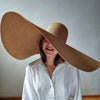 Women Oversized Foldable Summer Large Wide Hat Beach Straw Hat Cute Sun Cap Retro Foldable Handmade Big Hats Ladies UV Protection Hat Vintage Summer Sun Beach Hats by Stevvex