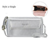 Women Pu Leather Double Layer Large Portable Crossbody Capacity Card Holders Handbags - Trendy Portable Crossbody Handbags by Stevvex