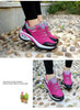 Women Running Air Cushion Athletic Sneakers Walking Breathable Sport Lace Up Hight Platform Casual Shoes Womens Mesh Sneakers Fashion Tennis Breathable Walking Gym Work Shoes by Stevvex