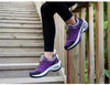 Women Running Air Cushion Athletic Sneakers Walking Breathable Sport Lace Up Hight Platform Casual Shoes Womens Mesh Sneakers Fashion Tennis Breathable Walking Gym Work Shoes by Stevvex