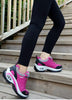 Women Running Air Cushion Athletic Sneakers Walking Breathable Sport Lace Up Hight Platform Casual Shoes Womens Mesh Sneakers Fashion Tennis Breathable Walking Gym Work Shoes by Stevvex