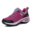 Women Running Air Cushion Athletic Sneakers Walking Breathable Sport Lace Up Hight Platform Casual Shoes Womens Mesh Sneakers Fashion Tennis Breathable Walking Gym Work Shoes by Stevvex