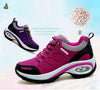 Women Running Air Cushion Athletic Sneakers Walking Breathable Sport Lace Up Hight Platform Casual Shoes Womens Mesh Sneakers Fashion Tennis Breathable Walking Gym Work Shoes by Stevvex