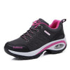 Women Running Air Cushion Athletic Sneakers Walking Breathable Sport Lace Up Hight Platform Casual Shoes Womens Mesh Sneakers Fashion Tennis Breathable Walking Gym Work Shoes by Stevvex
