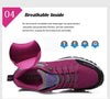 Women Running Air Cushion Athletic Sneakers Walking Breathable Sport Lace Up Hight Platform Casual Shoes Womens Mesh Sneakers Fashion Tennis Breathable Walking Gym Work Shoes by Stevvex