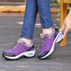 Women Running Air Cushion Athletic Sneakers Walking Breathable Sport Lace Up Hight Platform Casual Shoes Womens Mesh Sneakers Fashion Tennis Breathable Walking Gym Work Shoes by Stevvex