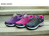 Women Running Air Cushion Athletic Sneakers Walking Breathable Sport Lace Up Hight Platform Casual Shoes Womens Mesh Sneakers Fashion Tennis Breathable Walking Gym Work Shoes by Stevvex
