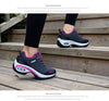 Women Running Air Cushion Athletic Sneakers Walking Breathable Sport Lace Up Hight Platform Casual Shoes Womens Mesh Sneakers Fashion Tennis Breathable Walking Gym Work Shoes by Stevvex