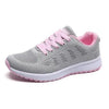 Women Running Sneakers Breathable Women Flat Shoes Lightweight Casual Lace-up Casual Light Sneaker Outdoor Breathable Mesh Fashion Sports Womens Sneakers by Stevvex