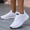 Women Running Sneakers Breathable Women Flat Shoes Lightweight Casual Lace-up Casual Light Sneaker Outdoor Breathable Mesh Fashion Sports Womens Sneakers by Stevvex