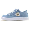 Women's Blue Canvas Sneakers Breathable Classic Summer Denim Stylish Fashion Women Sneakers by Stevvex