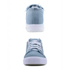 Women's Blue Canvas Sneakers Breathable Classic Summer Denim Stylish Fashion Women Sneakers by Stevvex