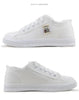 Women's Canvas Breathable Classic Summer Sneakers Lace-Up Shoes Casual Outdoor Men Sneakers Womens Canvas Sneakers Low Top Tennis White Shoes by Stevvex