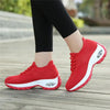 Women's Casual Chunky Sneakers Platform Walking Shoes Fashion Knited Casual Walking Shoes Sock Sneakers Slip On Mesh Air Cushion Comfortable Easy Shoes by Stevvex