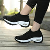 Women's Casual Chunky Sneakers Platform Walking Shoes Fashion Knited Casual Walking Shoes Sock Sneakers Slip On Mesh Air Cushion Comfortable Easy Shoes by Stevvex