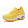 Women's Casual Chunky Sneakers Platform Walking Shoes Fashion Knited Casual Walking Shoes Sock Sneakers Slip On Mesh Air Cushion Comfortable Easy Shoes by Stevvex