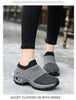 Women's Casual Chunky Sneakers Platform Walking Shoes Fashion Knited Casual Walking Shoes Sock Sneakers Slip On Mesh Air Cushion Comfortable Easy Shoes by Stevvex