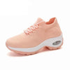 Women's Casual Chunky Sneakers Platform Walking Shoes Fashion Knited Casual Walking Shoes Sock Sneakers Slip On Mesh Air Cushion Comfortable Easy Shoes by Stevvex