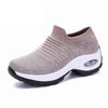 Women's Casual Chunky Sneakers Platform Walking Shoes Fashion Knited Casual Walking Shoes Sock Sneakers Slip On Mesh Air Cushion Comfortable Easy Shoes by Stevvex