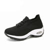 Women's Casual Chunky Sneakers Platform Walking Shoes Fashion Knited Casual Walking Shoes Sock Sneakers Slip On Mesh Air Cushion Comfortable Easy Shoes by Stevvex
