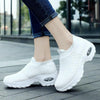 Women's Casual Chunky Sneakers Platform Walking Shoes Fashion Knited Casual Walking Shoes Sock Sneakers Slip On Mesh Air Cushion Comfortable Easy Shoes by Stevvex