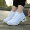 Women's Casual Chunky Sneakers Platform Walking Shoes Fashion Knited Casual Walking Shoes Sock Sneakers Slip On Mesh Air Cushion Comfortable Easy Shoes by Stevvex