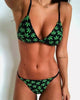 Women's Floral Printed Bikini Sets Push-Up Padded Bra Swimsuit Swimwear Bathing Suit Flower Beachwear Costume Floral Printed Swimsuit Triangle Bikini Tie Side High Cut Cheeky Bikini Set by Stevvex