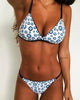 Women's Floral Printed Bikini Sets Push-Up Padded Bra Swimsuit Swimwear Bathing Suit Flower Beachwear Costume Floral Printed Swimsuit Triangle Bikini Tie Side High Cut Cheeky Bikini Set by Stevvex