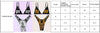 Women’s Funny Printed 2Pcs Bikini Suits Women's Scalloped Triangle Bikini Print Bottom Two Piece Swimsuit Deep V-neck Detachable Breast Pad Sling Tops with Triangle Bottoms Swimsuits by Stevvex