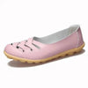 Women's Genuine Leather Flats Sandals Elegant Comfortable Soft Non Slip Design For Women by Stevvex