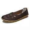 Women's Genuine Leather Flats Sandals Elegant Comfortable Soft Non Slip Design For Women by Stevvex