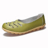 Women's Genuine Leather Flats Sandals Elegant Comfortable Soft Non Slip Design For Women by Stevvex